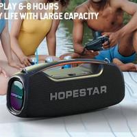 Hopestar A60 portable Bluetooth speaker 100W high-power IPX6 waterproof with microphone stereo home karaoke wireless speaker