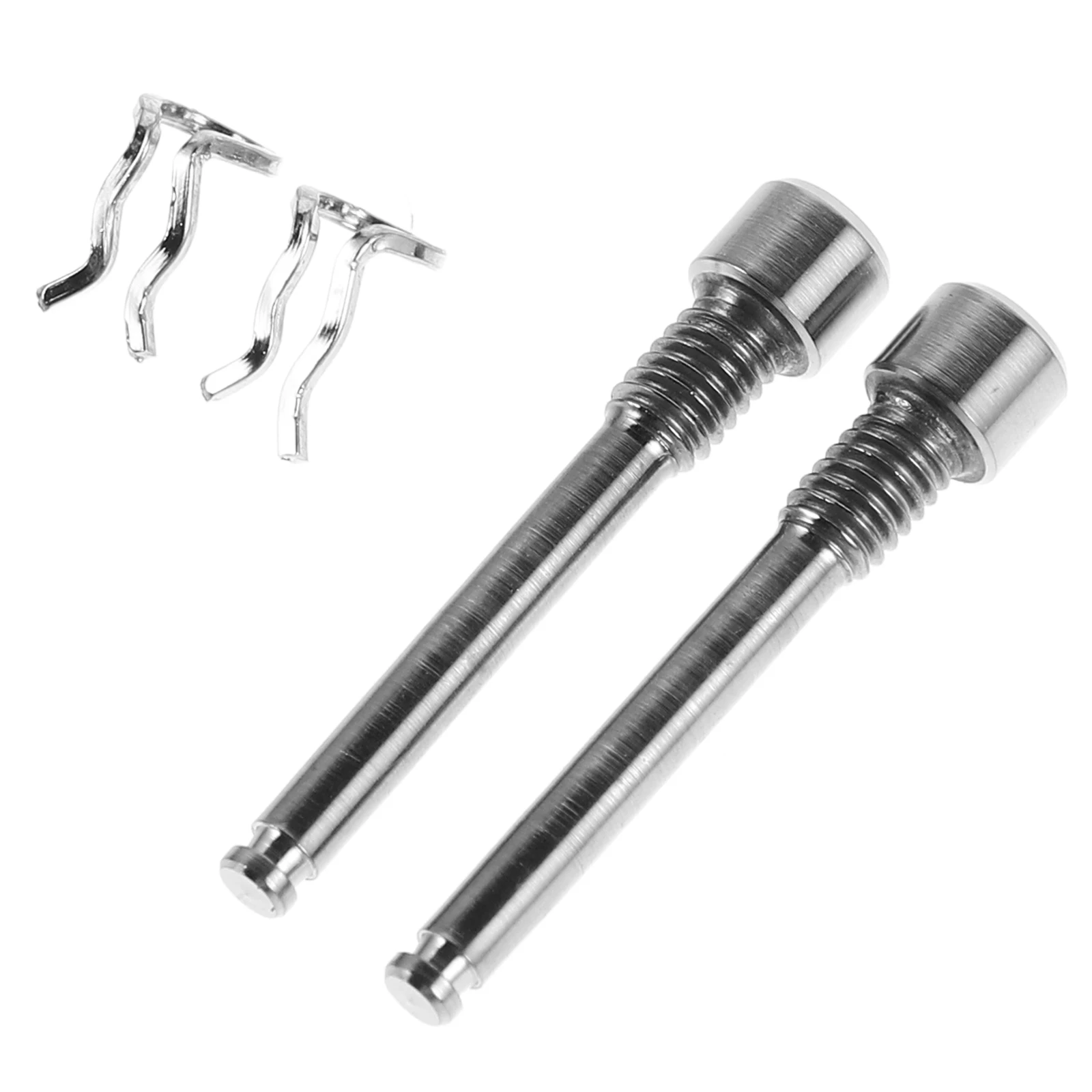 

4pcs Titanium Alloy Brake Pad Pins Snap Ring Mounting For Mountain Bike Disc Brakes Threaded Bolts Lightweight Durable Bike