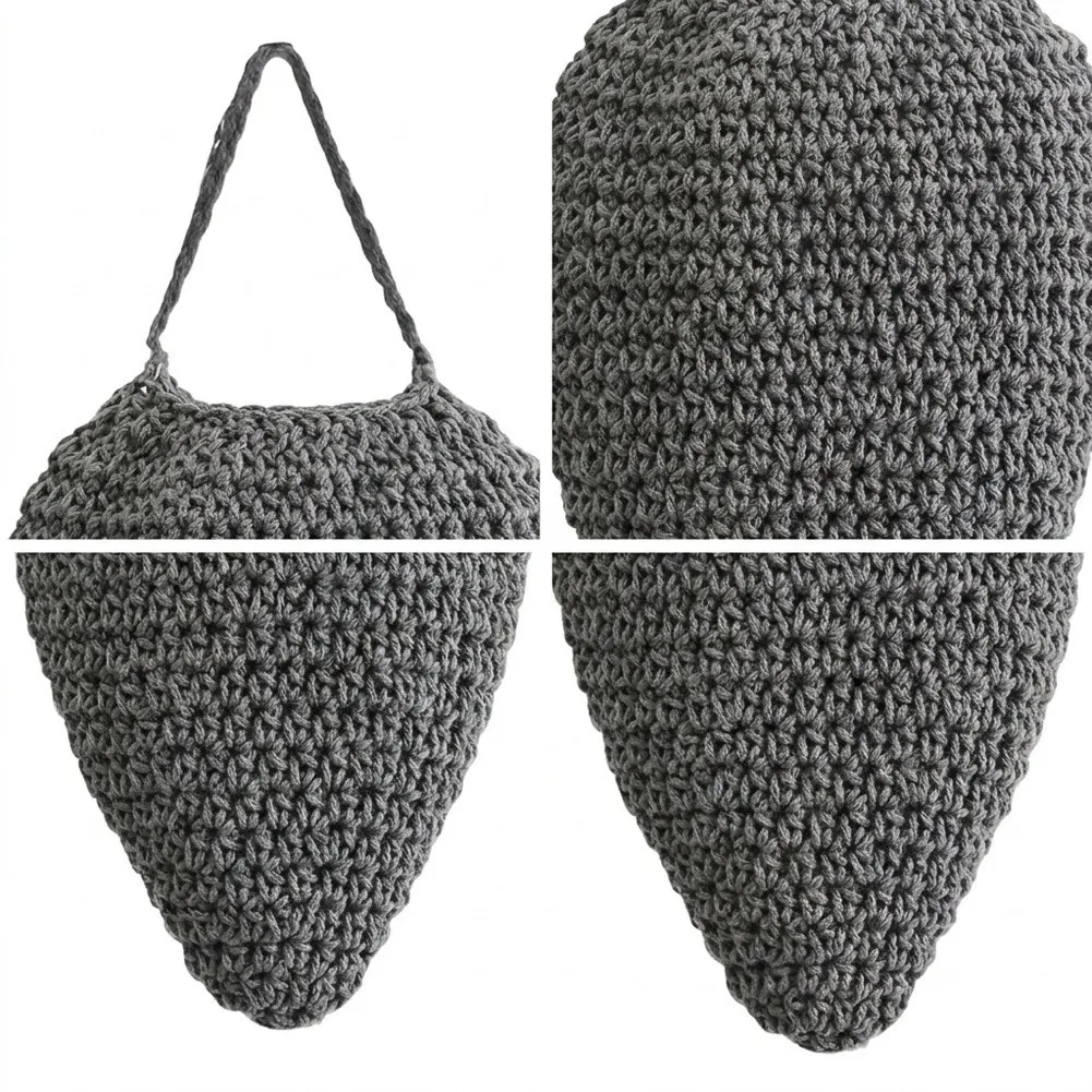 Crochet Wasp Bag Decoy Set of 3 Made from Tightly Woven Cotton Rope for Weather Resistant For Outdoor Control Crochet