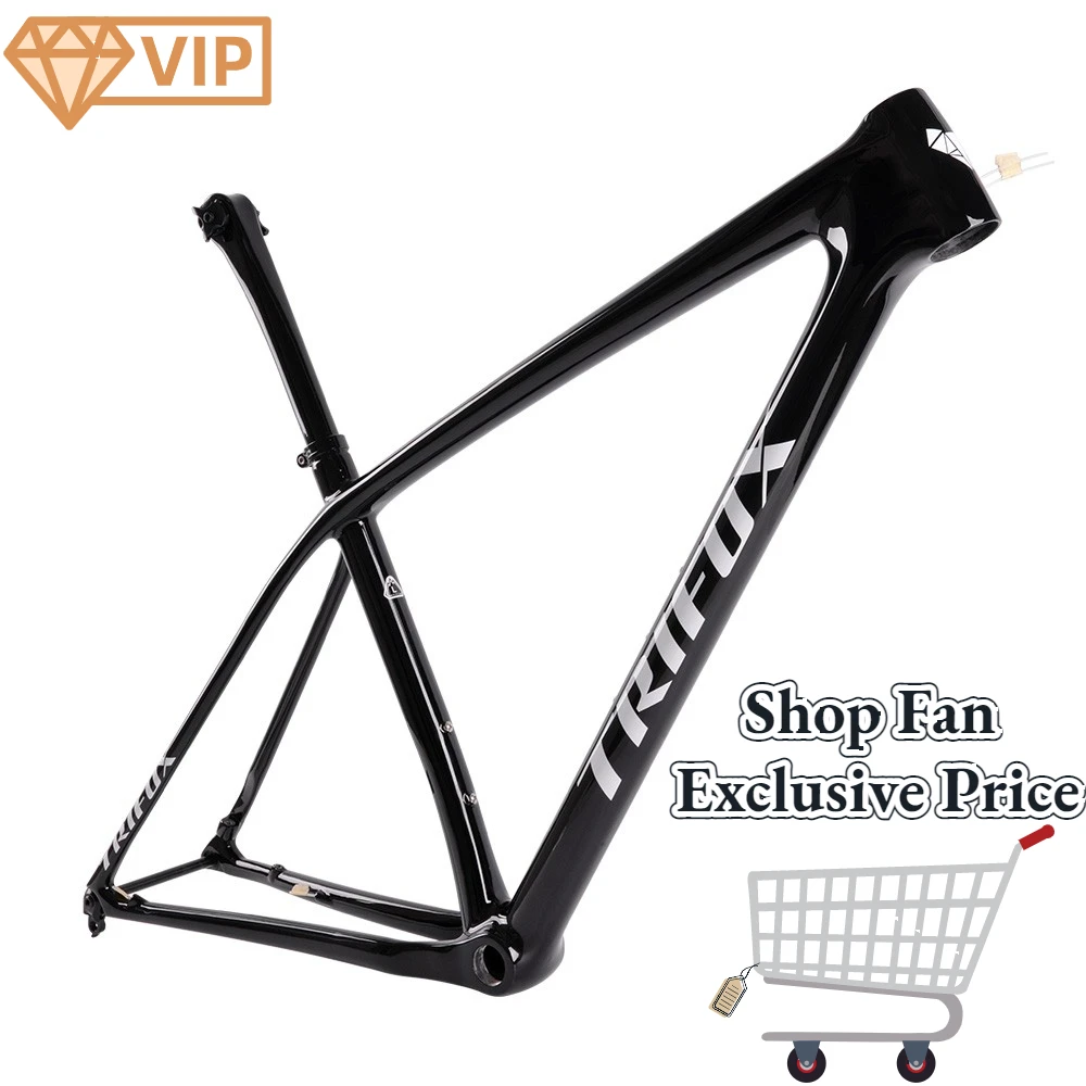 

TRIFOX Ultra Light 29er Hardtail MTB Frame Full Carbon Fiber T1000 Thru-Axle Disc Brake 860g SDY20 Shop Fan Exclusive Price