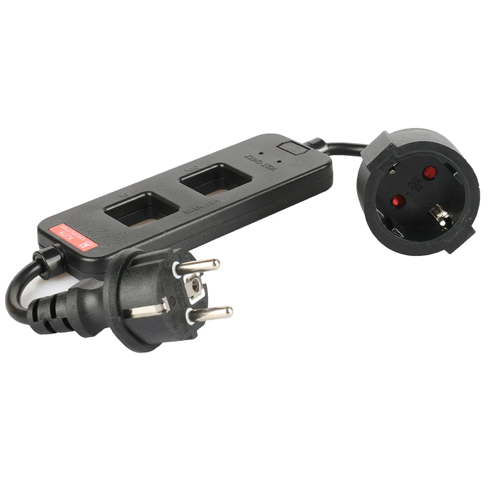 Neuer US/AU/EU-Leitungssplitter der KJ79-Serie 1X/10X, 15A MAX mit Spannungsprüferloch – Detail 3