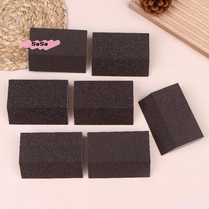 S-5/7Pcs Single Sandpaper Sponge Set - 60/80/100/120/180/220/240 Grit Sanding Block Combination, Washable And Reusable