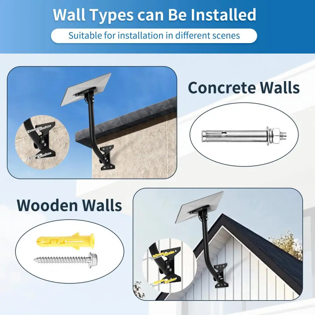 Outdoor Terminal Plate Bracket Anti-corrosion Solar Bracket Terminal Plate Bracket for Roof Installation Weather Resistant