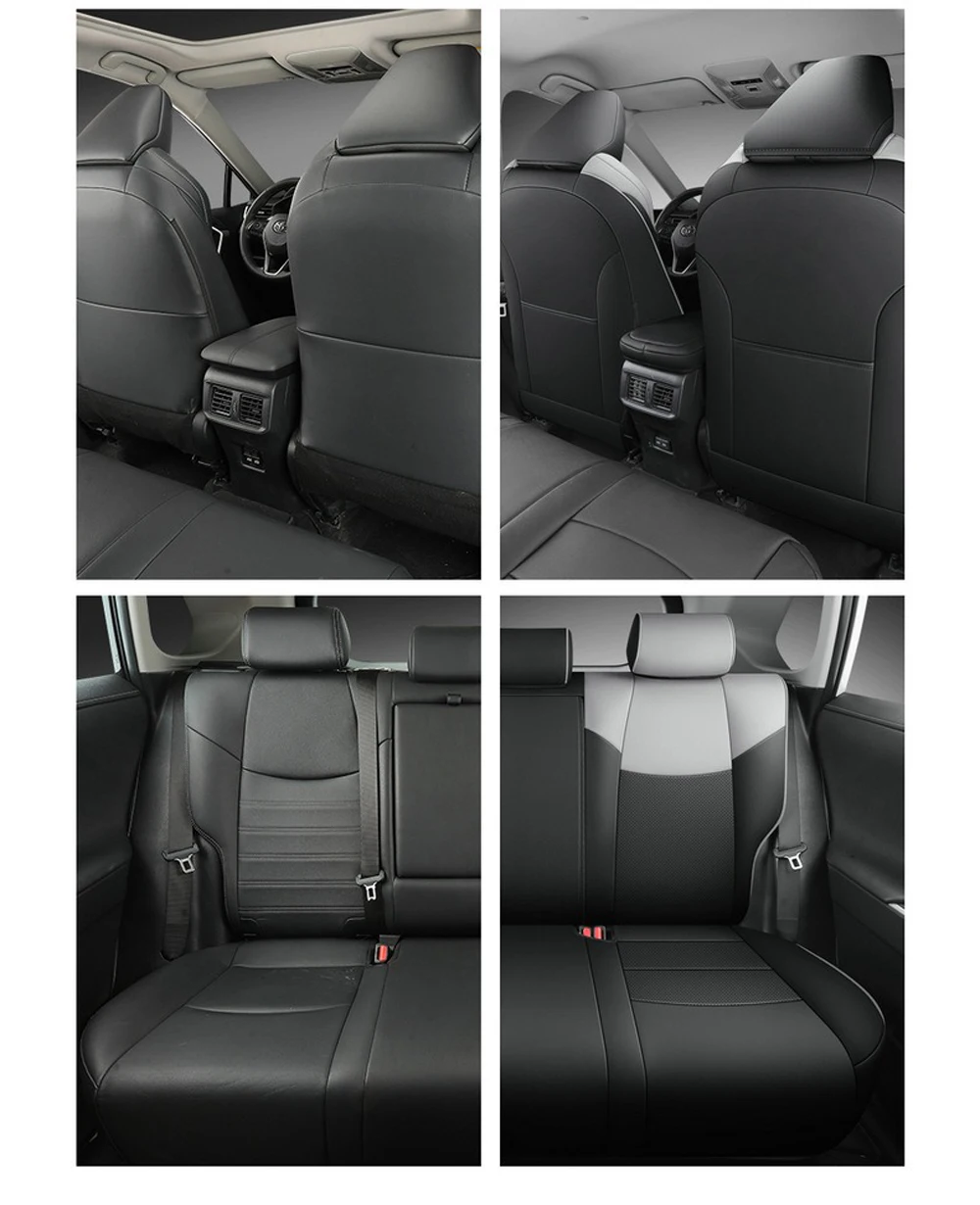 Fundas de asiento de coche para Toyota CHR, versión a gasolina, 2018, 2019, 2020, 2021, 2022, 2023, CH-R, funda protectora de cuero