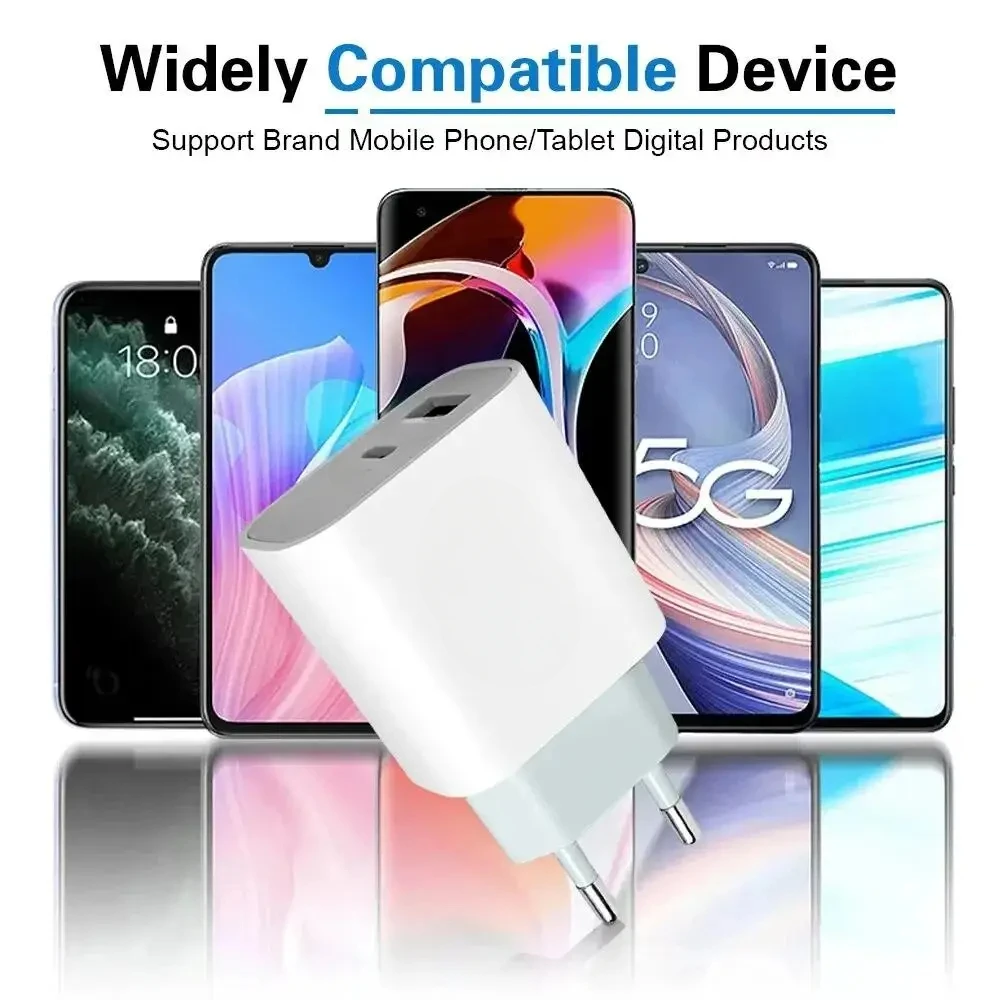 iPhone 고속 충전기 20w + 20w 벽 유형 C - Phone Accessories Supplier 리뷰 및 가격