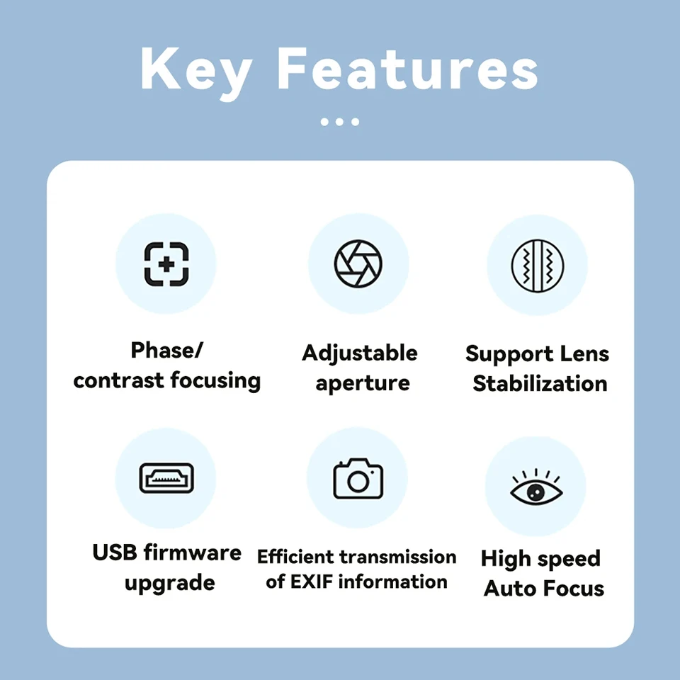 7artisans AF EF-SE Adaptador de lente de foco automático para fotografia de câmera Canon EF/EF-S Lente e Sony E mount A7R3 ZVE10 A6000