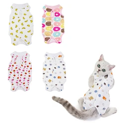 Breathable Anti Licking After Surgery Wear Kittens Clothing Shirt Cat Clothes Cat Vest Pet Supplies Recovery Suits