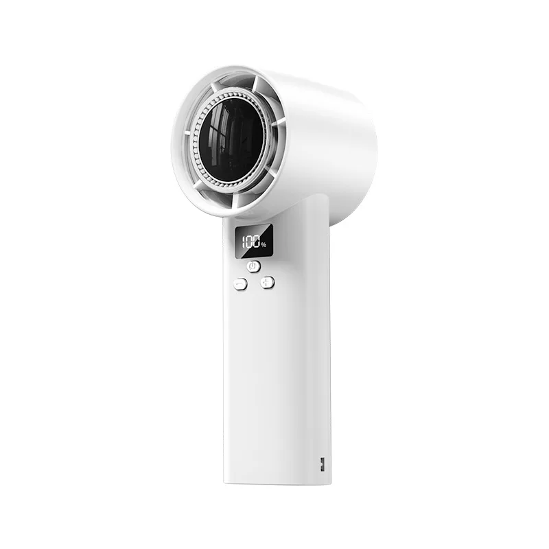 

Handheld small fan Portable portable portable large wind long battery life Brushless motor Mini desktop fan