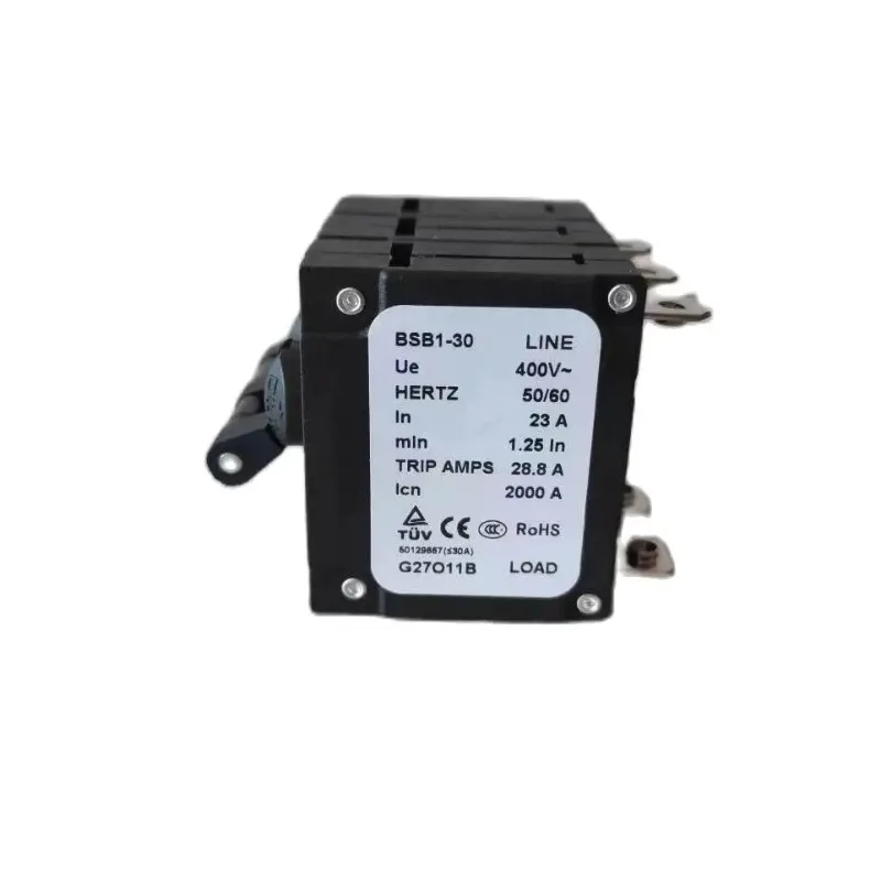 BSB1‑30 Hydraulic Magnetic Circuit Breaker 23A Overload Short‑Circuit Protection Electrical Switch