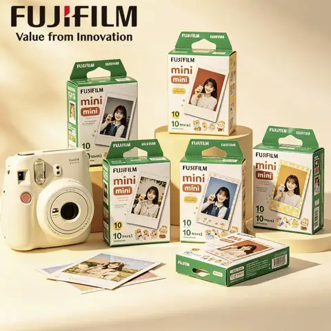 10/20/40/60/80/100 Sheets Fujifilm Instax Mini Film White for FUJI Instant Photo Camera Mini 12/11 9 8 7 70 90 Film Camera