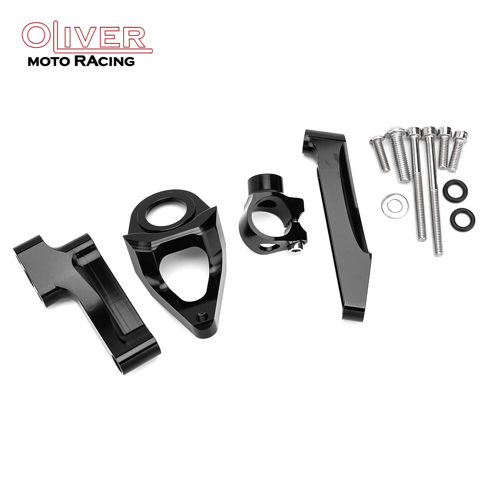 Motorcycle Stabilize Bracket Mounting Kit For Suzuki GSX1300R HAYABUSA 1300 1998- 2019 2017 2018 CNC Aluminum Steering Dampers