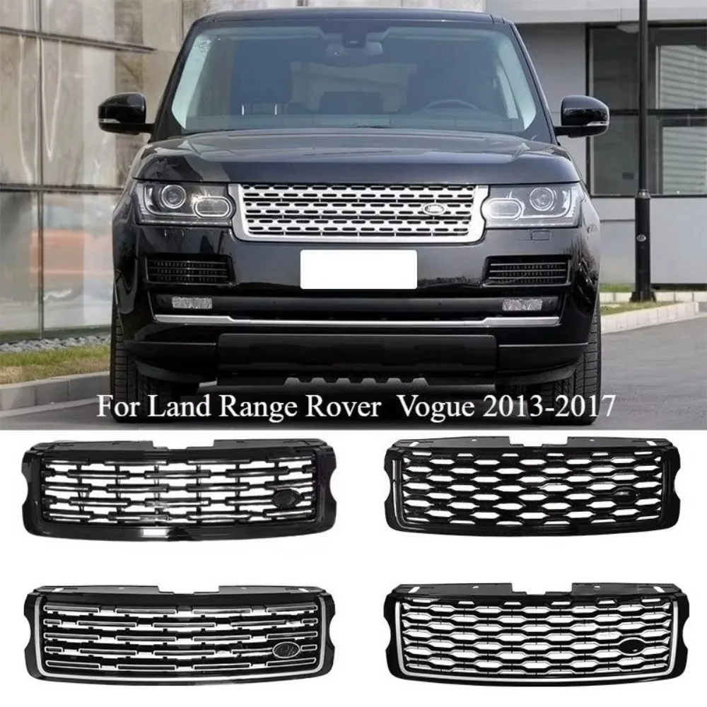 Front Bumper Grille Hood Tuning for Land Rover Range Rover Vogue 2013 -2017 L405 Upgrade To 2018 and 2023 Exterior Accessorie