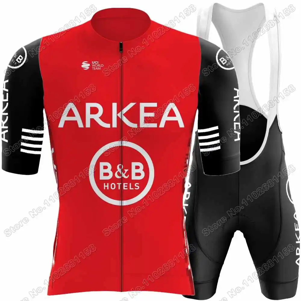 2025 ARKEA Samsic B&B HOTELS Cycling Jersey Set Italy France Tour Cycling Clothing Men Road Bike Shirt Suit Bicycle Bib Shorts