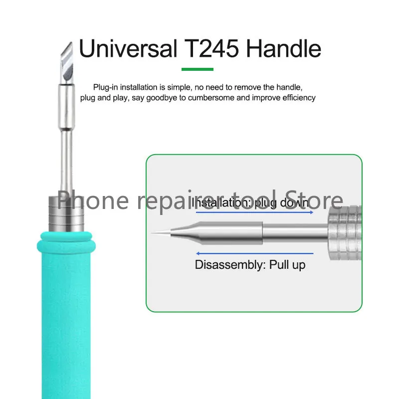 Lead Free Heating Core C245 K/IS/I/SK Soldering Iron Tips  Compatible JBC Sugon GVM Aifen Aixun soldering station Handle