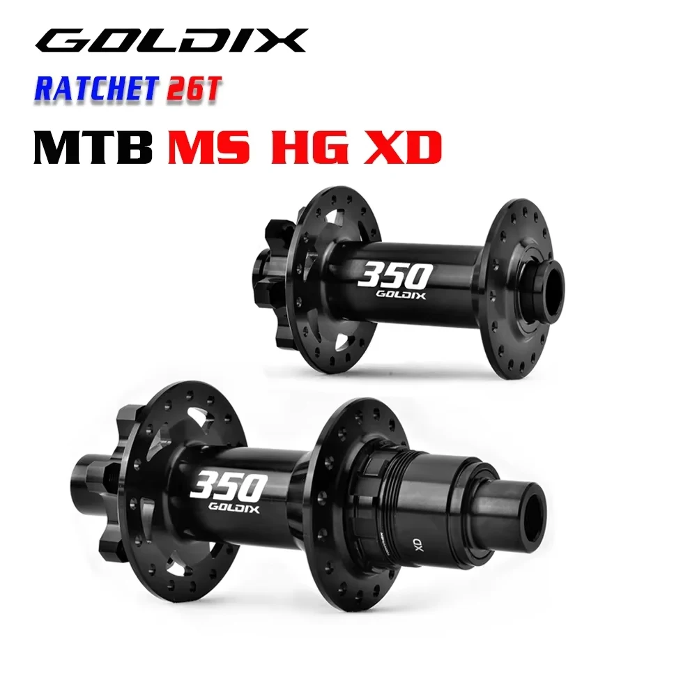 

GOLDIX Bicycle Hub ultra lightweight BOOST MTB Hub 26T Ratchet 6-Bolt Disc Brake Sealed Bearing MTB Road Bicycle 11S/12S