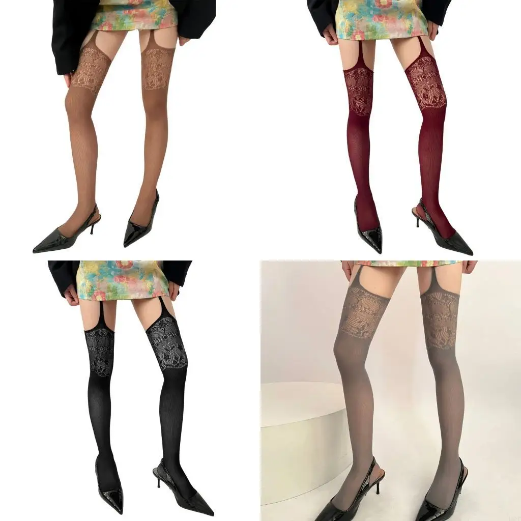 L5YC Women Women’s Semarender Pantyhose Fish -Fishing High Gockits Hight Weist Pantyhose Balk Belt Wabts Hosiery Gifts