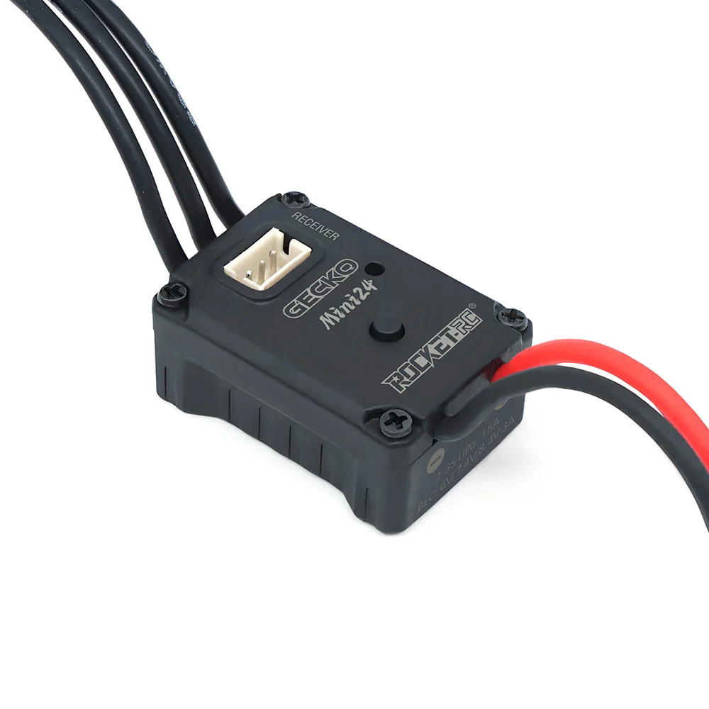 ROCKET-RC GECKO MINI24 ESC 1212 Silnik Bezszczotkowy Bezczujnikowy Combo Wodoodporny 6.0V/7.4V/8.4V BEC Do Samochodów RC 1/16 1/18 1/24