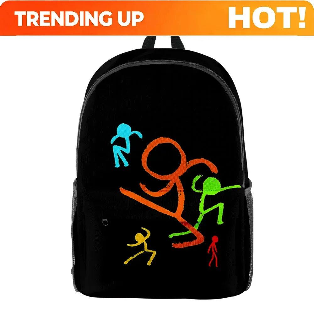 Custom Bag Trendy Popular New Alan Becker Pupil Bookbag Notebook Backpacks 3D Print Oxford Waterproof Boys/Girls Travel Backpack