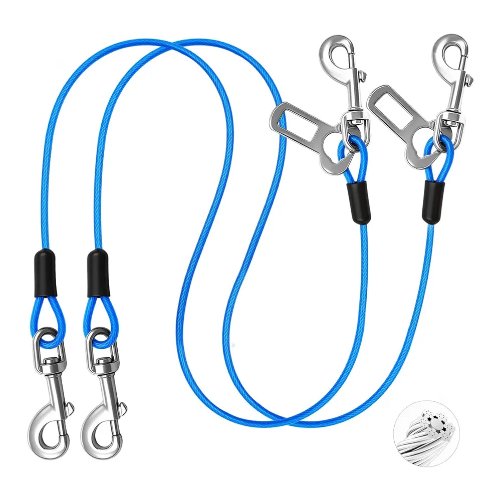 1Pc Chew-Proof Dog Car Harness Durable, Comfy & Secure Seat Belt for Small/Medium Dogs - a Pet Travel Essential