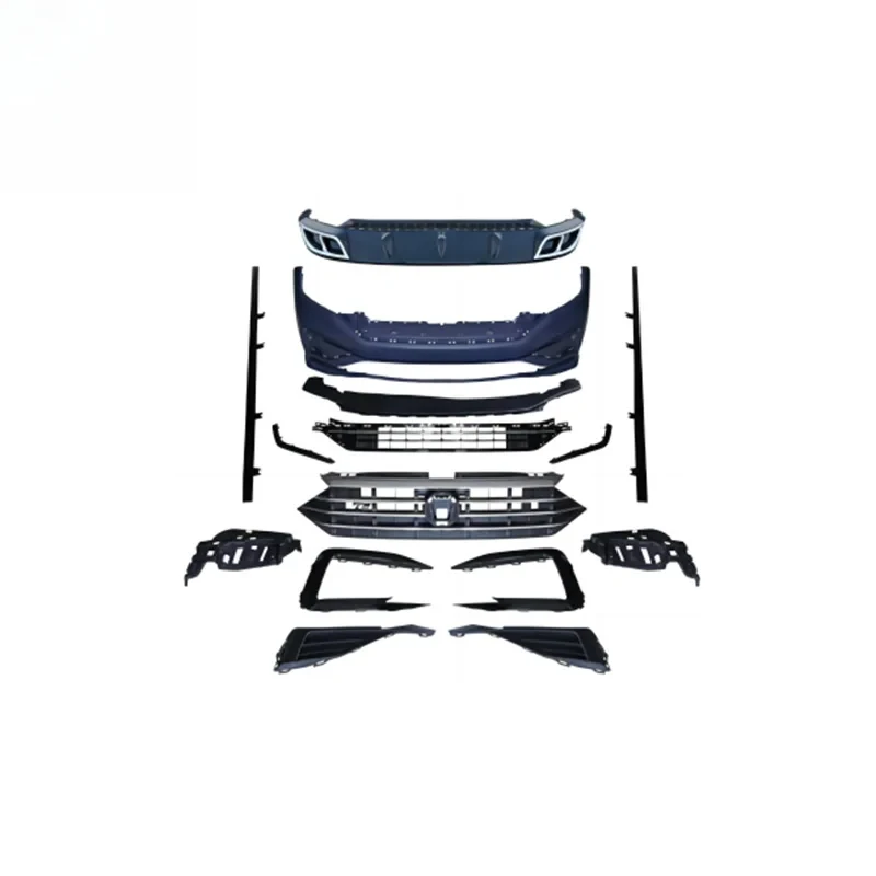 

Комплекты кузова CZJF, решетка заднего переднего бампера для VW Jetta 2019 2020 2021 2022, обновление для Jetta GLI R-line, чехол противотуманной фары