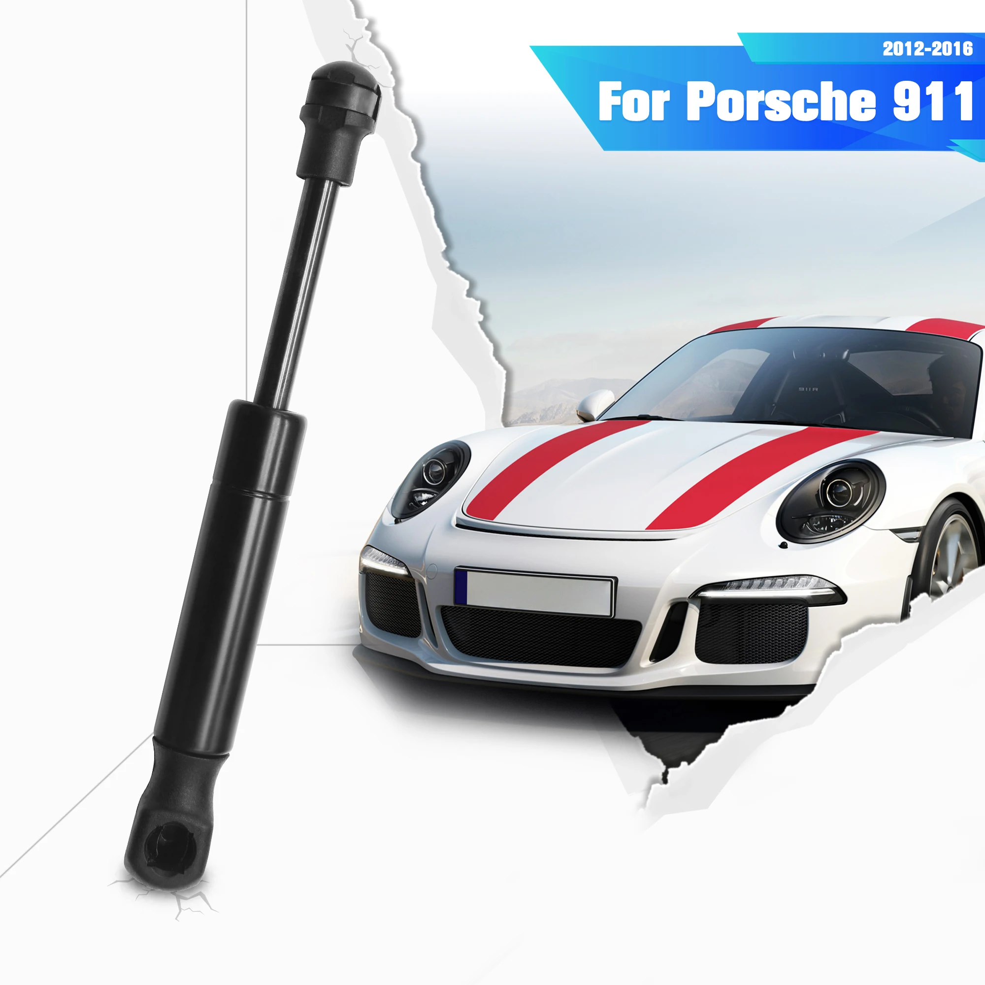 

2pcs Rear Trunk Boot Gas Springs Struts 99151255101 Car Tailgate Lift Supports Shock Auto Accessories For Porsche 911 2012-2016