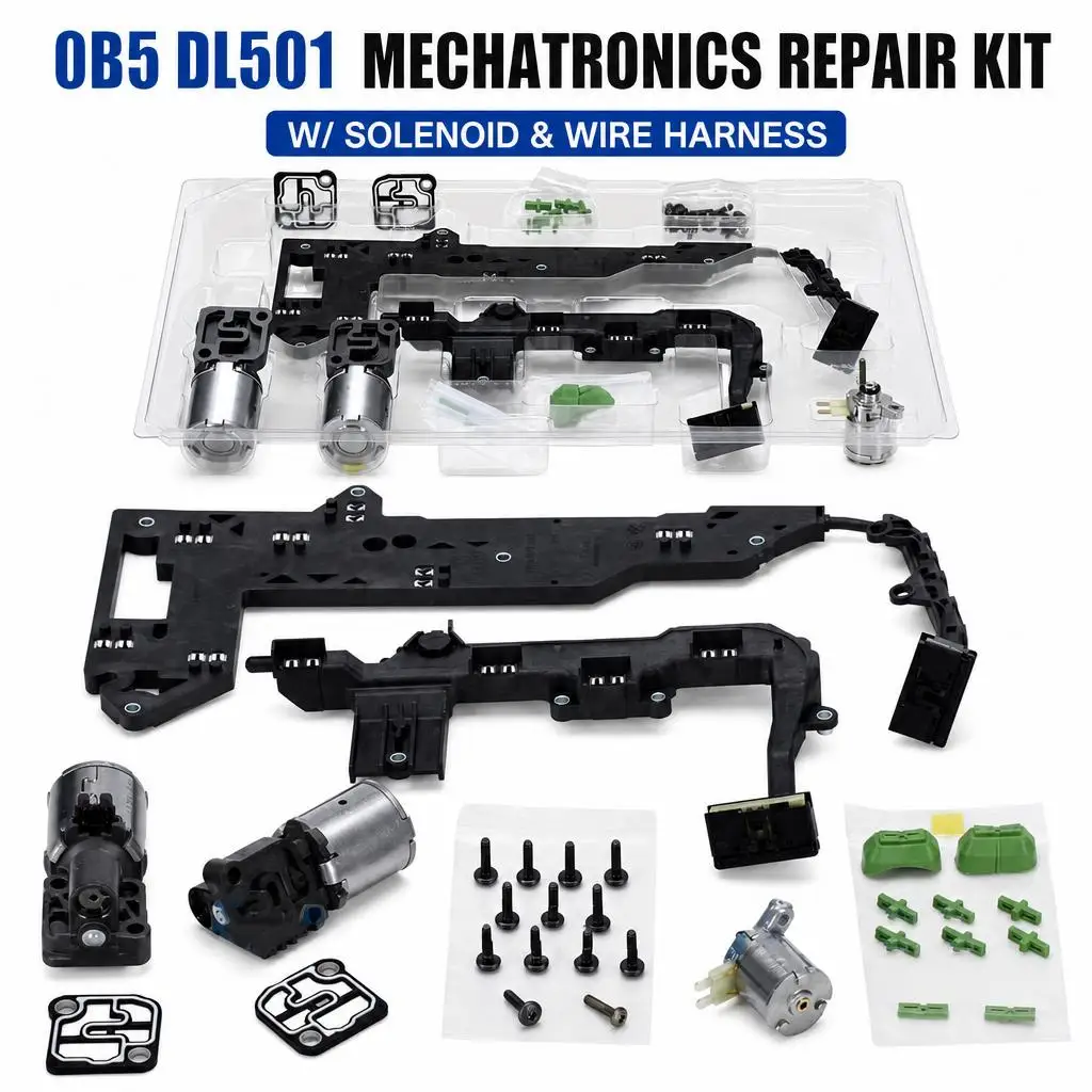 Image of 0B5 DL501 Mechatronik-Reparatursatz mit Solenoid & Kabelbaum für Audi A4 A5 A6 A7 S-Tronic 7-Gang-DSG