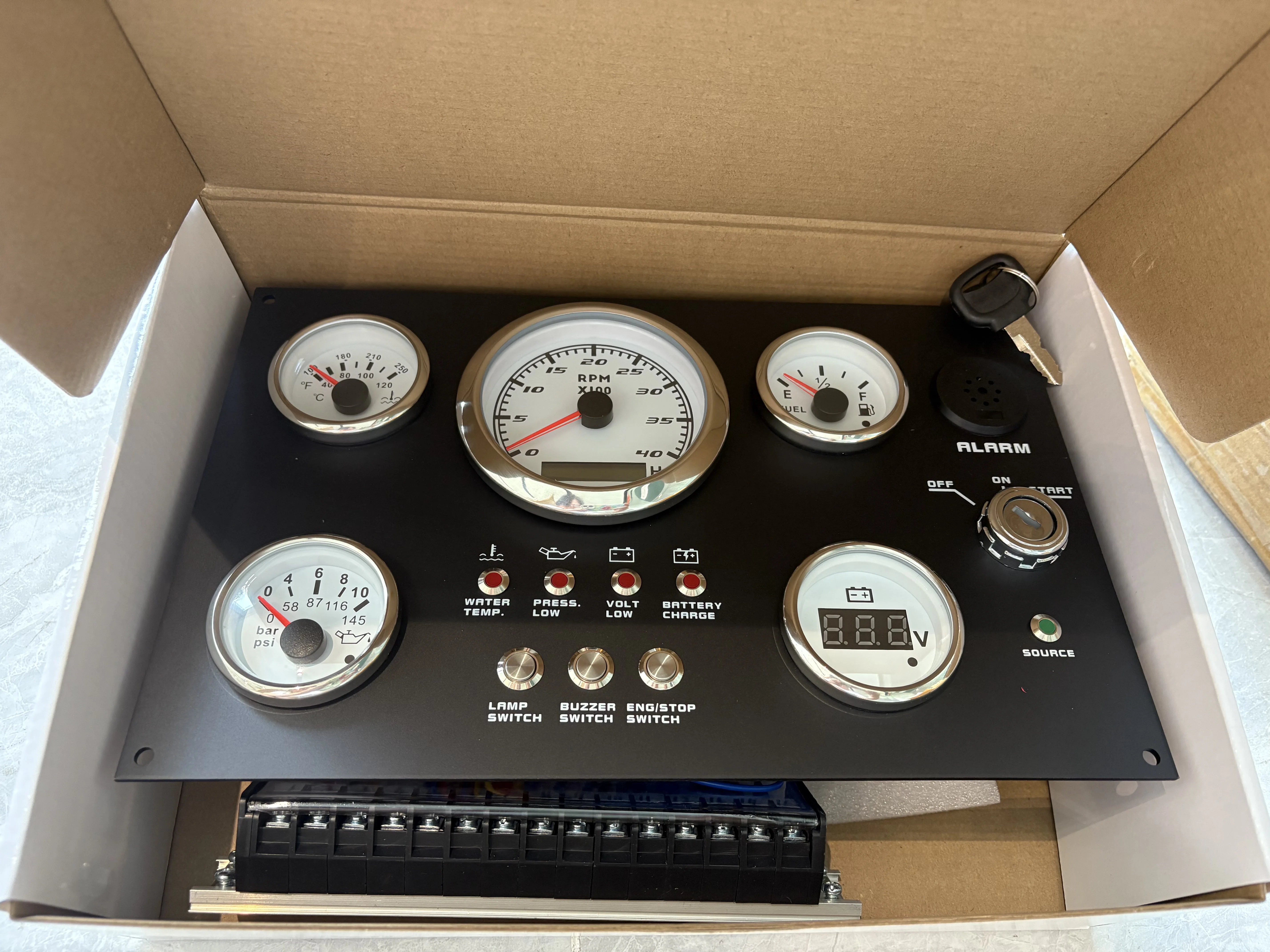 Engines Panel Other Marine Supplies Parts Boat Accessories Dash Board Gauges