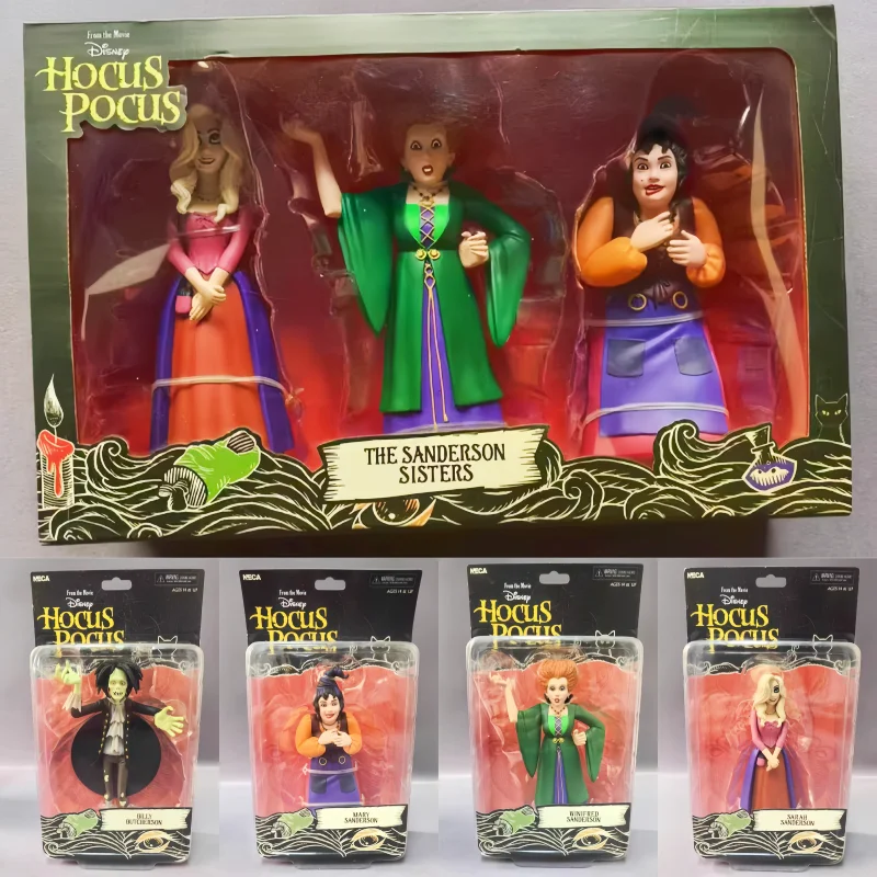 

6-дюймовая экшн-фигурка Neca Disney Hocus Pocus — Коллекционная модель сестры Сандерсон, подарок для фанатов и девочек, подходит для дня рождения