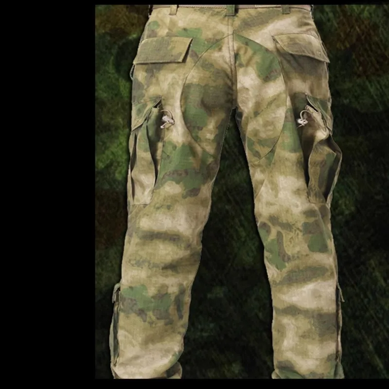 Tactical Tom ACU Jungle ruins color Training Tactical Outdoor combat hunting Frog Skin  Battle Frog Suit Long sleeved+long pants