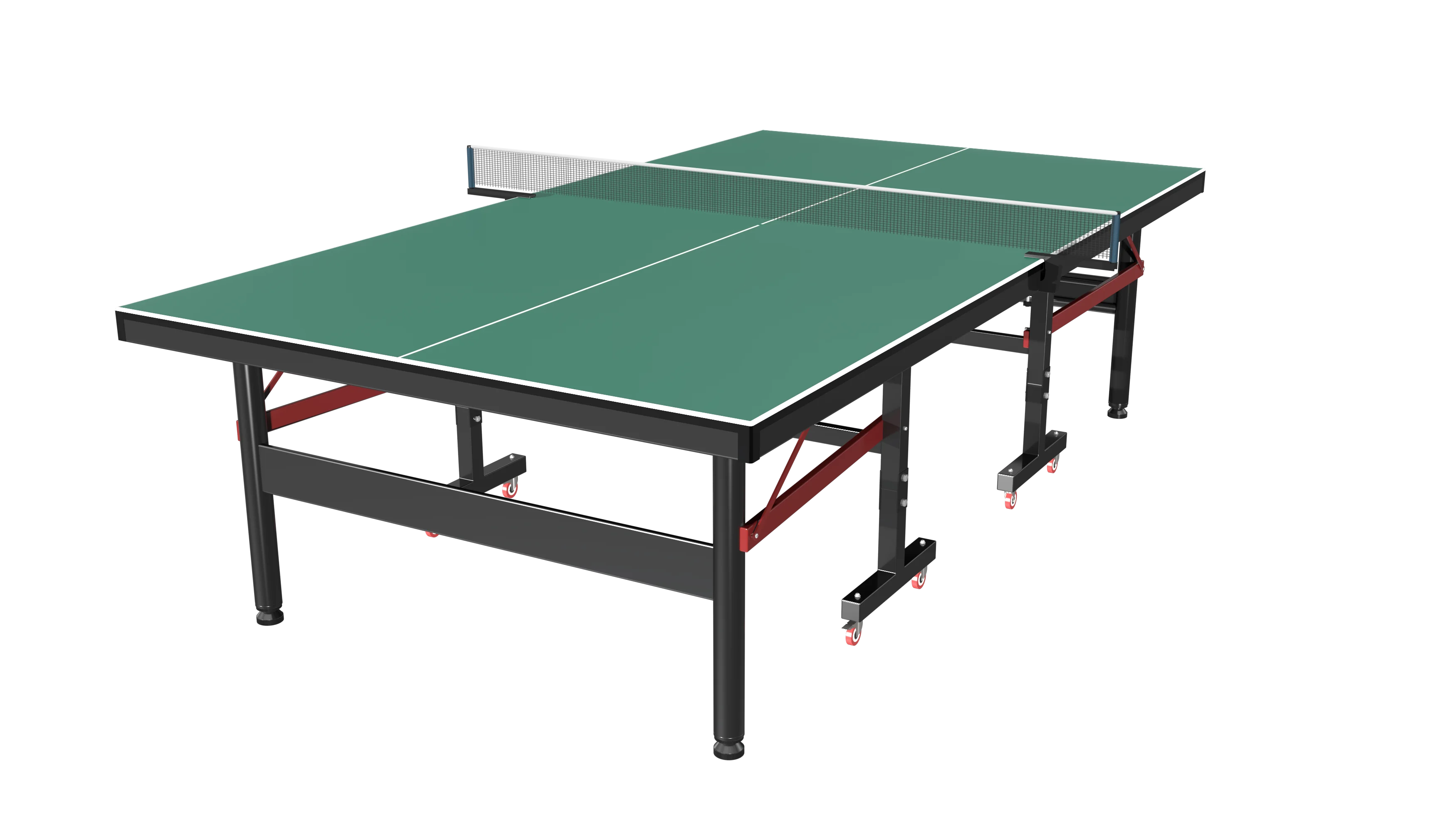 

Indoor Movable Foldable Professional Ping pong Tables with Wheels Standard Size Table Tennis Tables