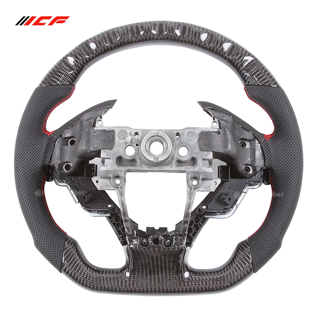 Carbon Fiber Steering Wheel for Acura MDX,RDX ,ILX ,TLX ,NSX