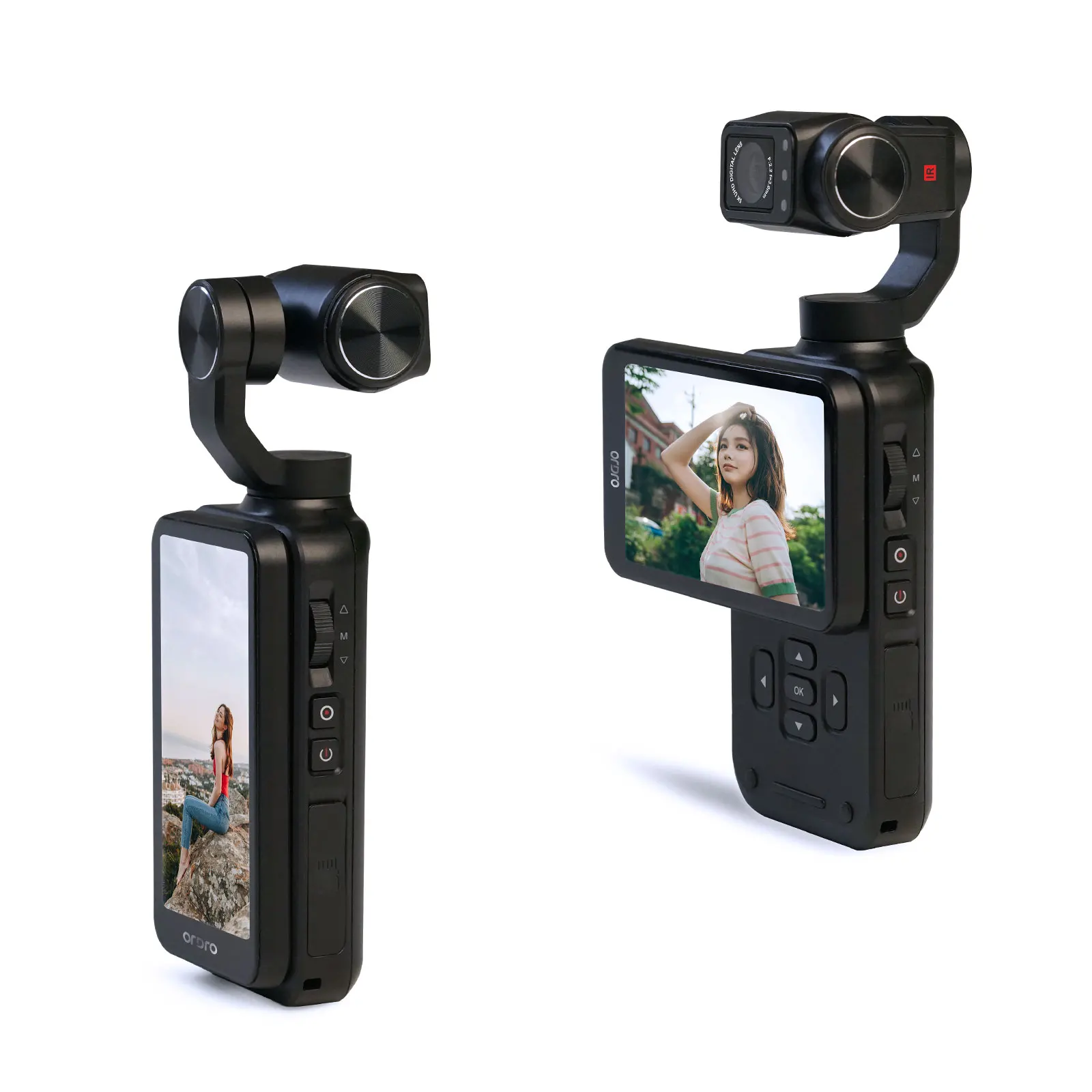 ORDRO M5 videocamera tascabile Action Vlogging videocamera digitale 5K 3-axis Face Tracking 3.5 \