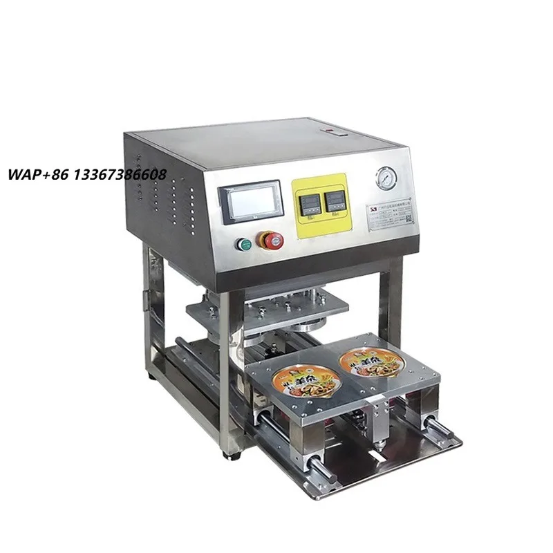 Tabletop Electric Cup Sealing Machine for Snack Coffee Milk Tea Yogurt Fast Food - Ideal for Cup Tray Box