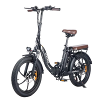 FAFREES F20 Pro Electric Bike 250W 36V18AH Removable Lithium Battery Adult Electric Bike 20-inch Tire City Travel Folding E-bike