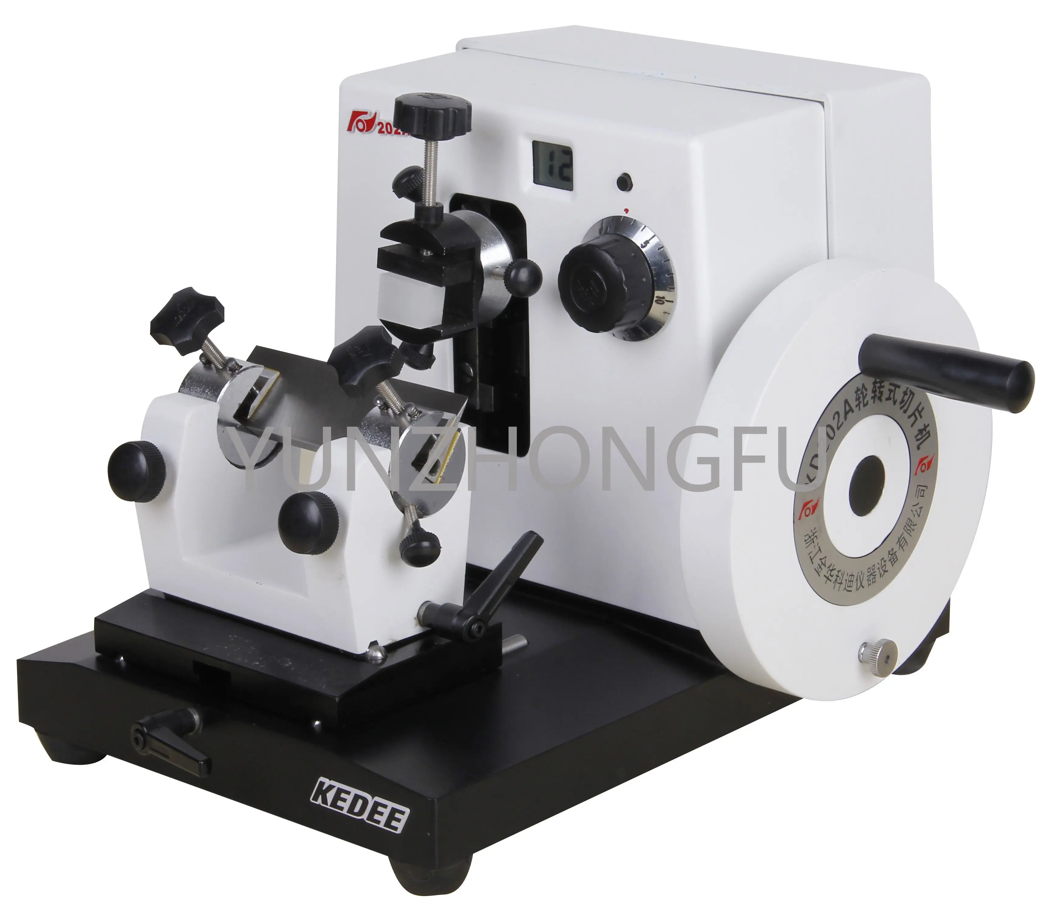 

202A Manual Rotary Microtome LCD display Section thickness 1~25 um