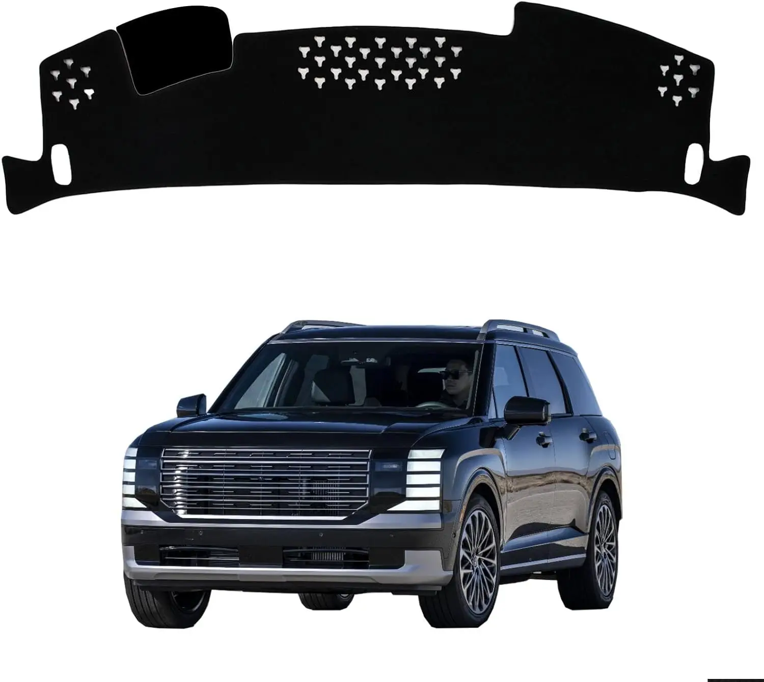 

For Hyundai Palisade 2026 Dashboard Mat Cover Non-Slip Dash board Protector Sunshield UV-Blocking Car Dash Mat Pad