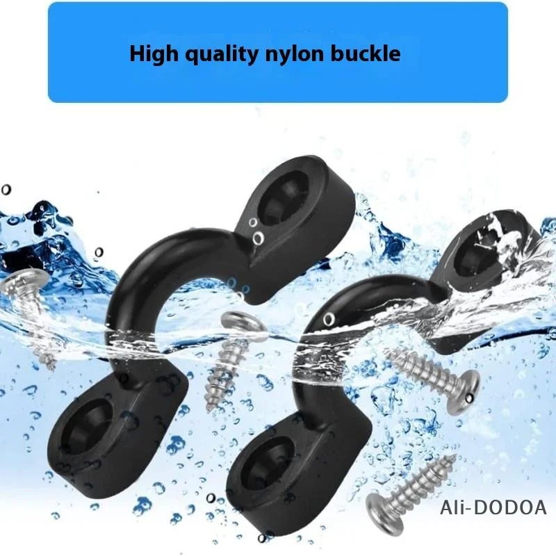 10 個カヤックパッドアイキット 20 個ネジアクセサリーナイロンバンジーデッキループカヤック交換部品カヌーリギング用