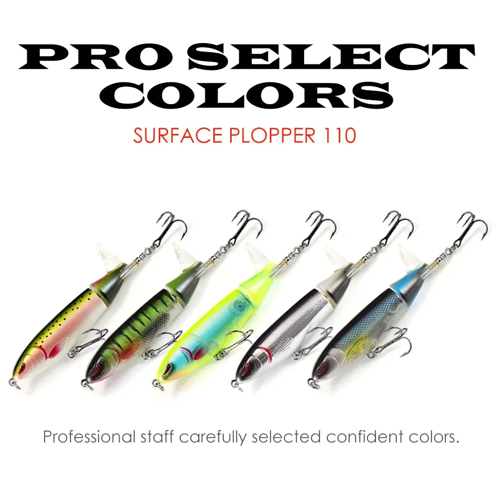 Countbass Plopper señuelo superficie topwater cola giratoria suave - imagen 4