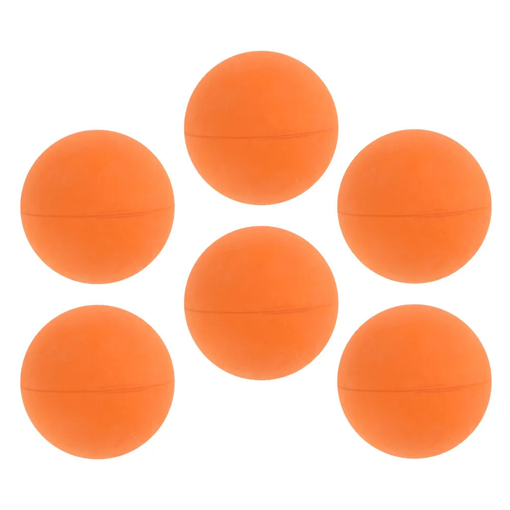 

6Pcs Reaction Training Balls High Bounce Rubber Squash Practice Equipment for Racketball Performance Enhancement Drills