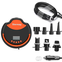 Portable DC12V High Pressure SUP Electric air Pump 22PSI for Tents Boats Paddle Boards Kayaks