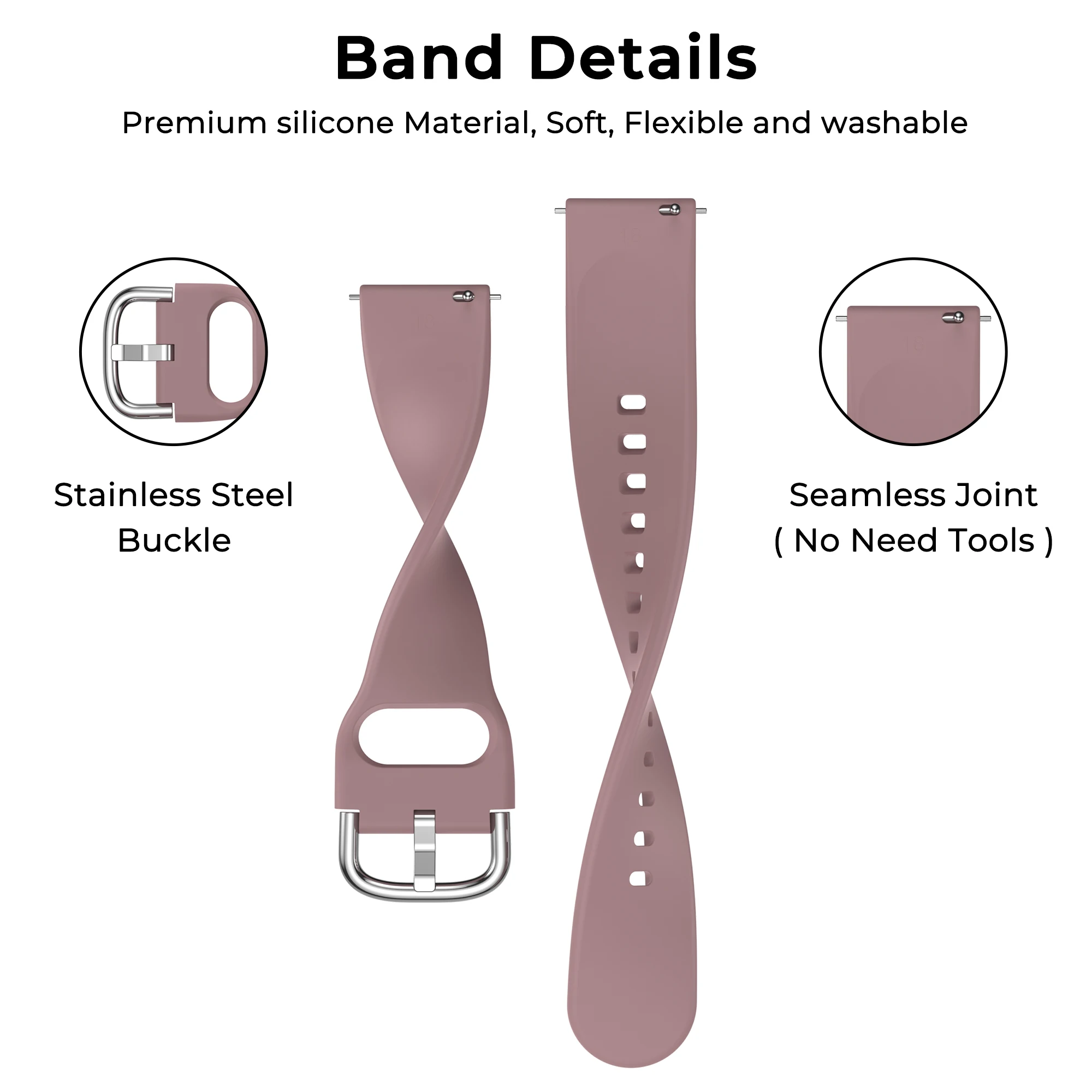 18 مللي متر لينة سيليكون حزام لهواوي Gt4 41 مللي متر الفرقة الرياضة تشغيل سوار لهواوي Gt4 41 مللي متر حزام الساعات اكسسوارات