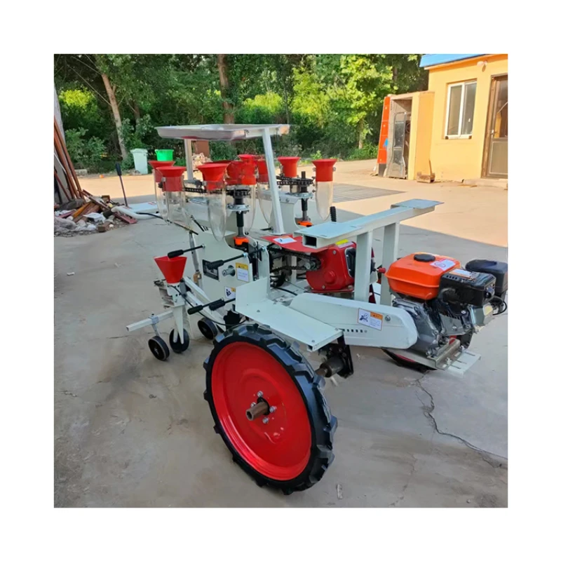 

Self propelled seedling transplanting machine, multi row planting machine