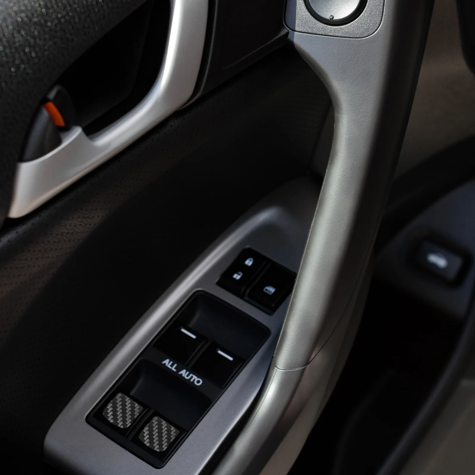 

1Set Car Window Button Sticker Enhance Aesthetics Precise Cutouts Durable Material Protective Solution Door Handle Sticker