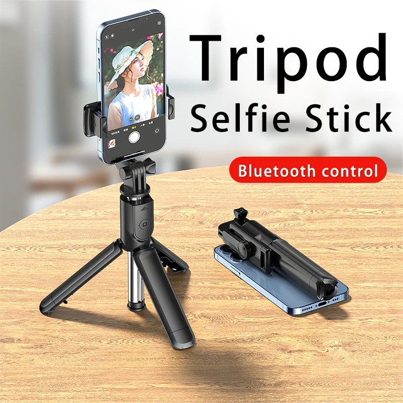 Bluetooth Bezprzewodowy Selfie Stick Mini Wysuwana Monopod zdalna migawka do iPhone'a Samsung Xiaomi
