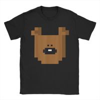 Men's Mr-Beans Animated Series Teddy Bear T Shirt Beanimation Cotton Tops Crazy Short Sleeve O Neck Tees Gift Idea T-Shirt