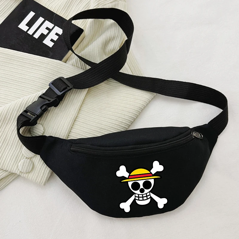 

One Pieces Waist Bag Cartoon Fanny Packs for Men Women Casual Crossbody Bags Anime Luffy Chopper Unisex Outdoor Sports Gift