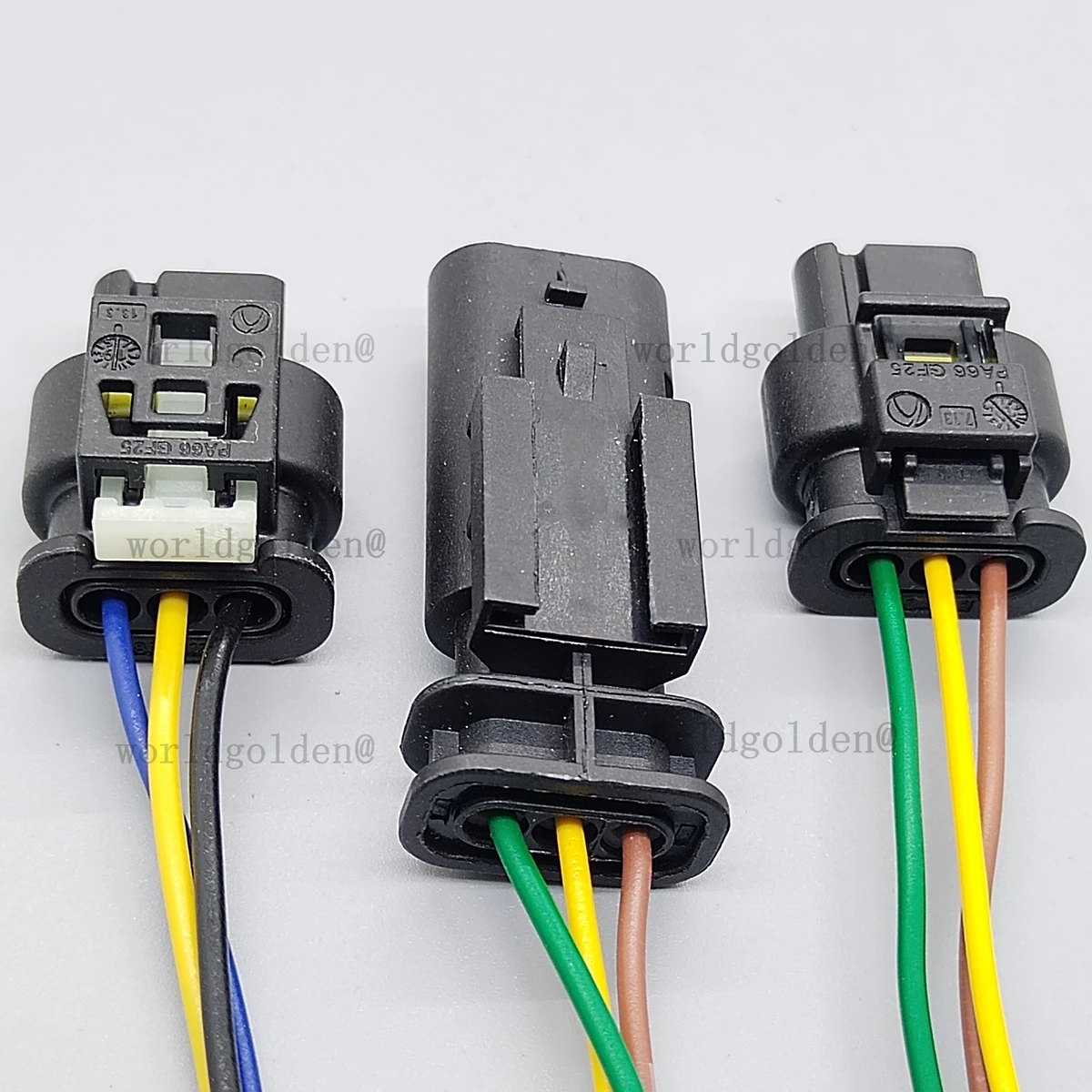 3C0973203 872-858-541 3Pin Auto Connector for Fuel Injector Harness, for Universal Vehicles