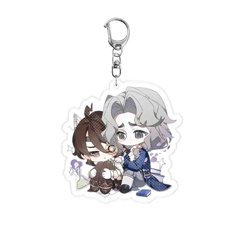 ABA Game Identity Ⅴ Key Chain Keychains Ring for Accessories Bag Cartoon Meow Pendant Keyring Jewelry Fans Friends Gifts