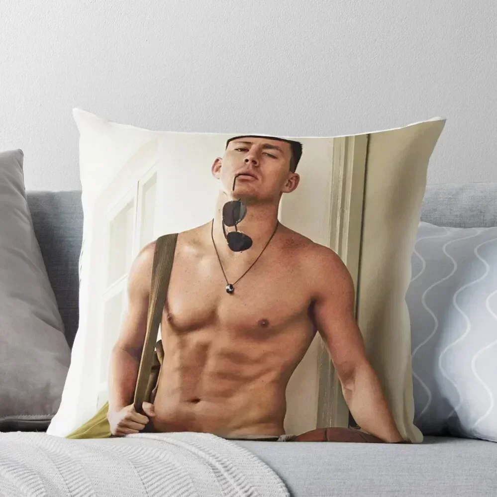 

Channing Tatum Shirtless Throw Pillow Pillowcases Ornamental Pillow Pillowcases For Pillows luxury throw pillow covers