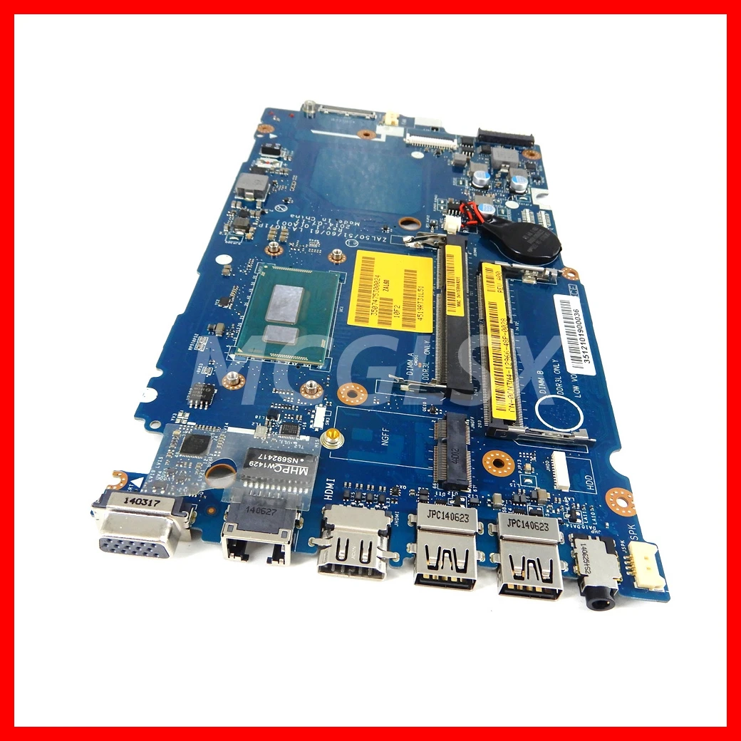 Imagem -06 - Laptop Motherboard para Dell Latitude La-b071p Mainboard para Dell Latitude 3450 3550 3205u I34th 5ª Geração Cpu